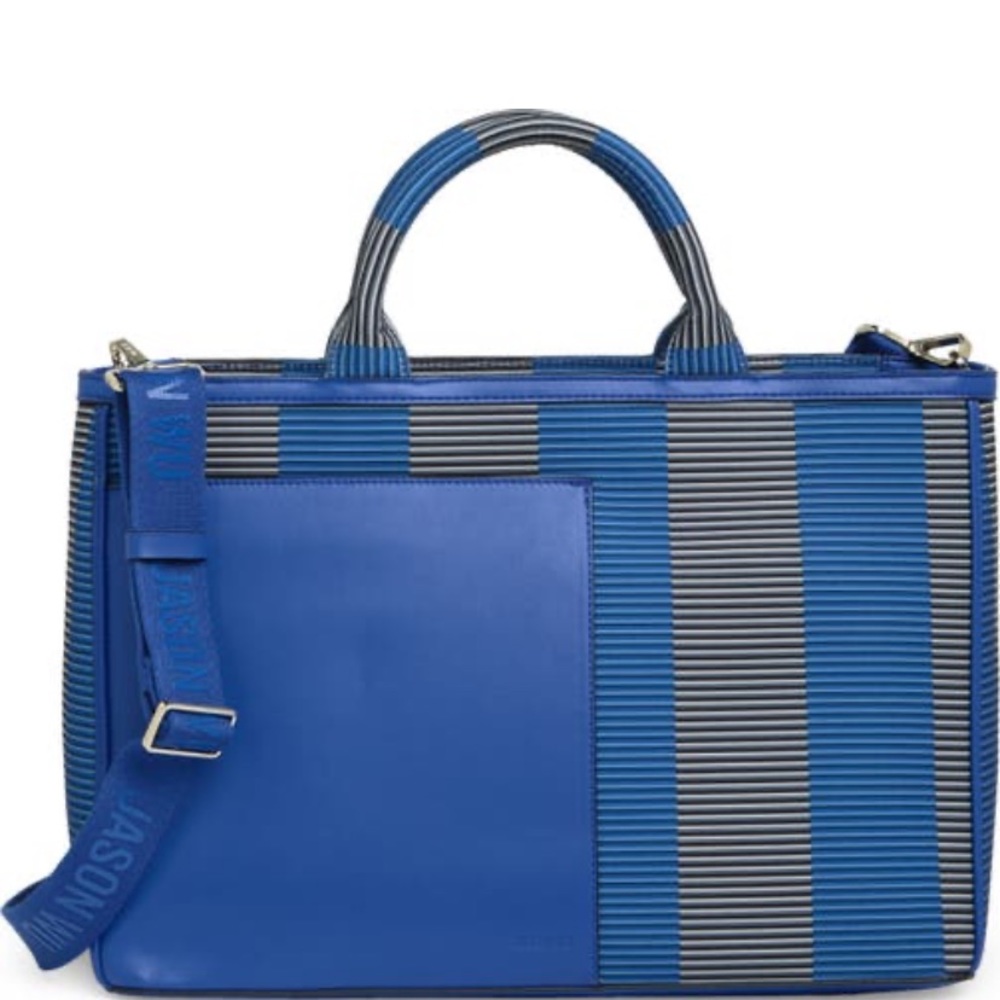 Jason Wu Aster Extra-Large Seasonal Stripe Canvas Tote
